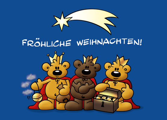 Fröhliche Weihnachten - schnuffelbaeren