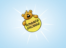 Sonnige Grüße - Schnuffelbären