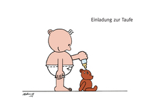 Einladung zur Taufe! - Baby / Geburt