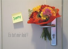 Sorry - Es tut mir leid! - Entschuldigung