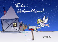 Weihnachten Lustig ♥ Postkarten-Motive ♥ POKAmax