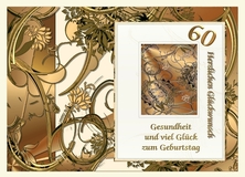 Zum 60. Gebortstag - Geburtstag
