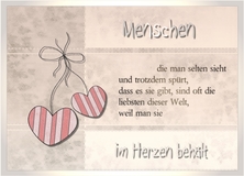 ... behalte dich im Herzen ... - Valentinstag