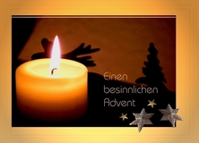 Einen besinnlichen Advent - Advent