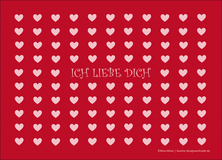 ICH LIEBE DICH - Liebe / Herzen