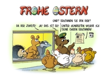 Frohe Ostern - Eierdieb - Vogelwuid