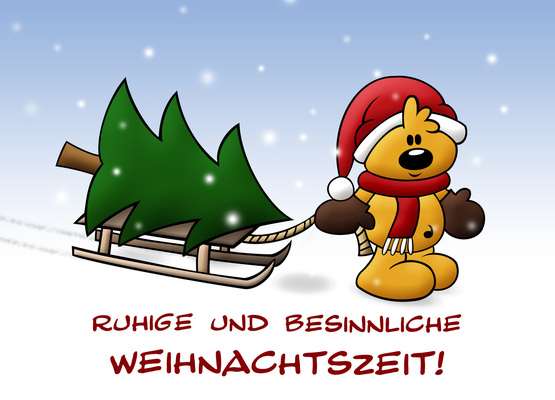 Ruhige und besinnliche Weihnachtszeit - schnuffelbaeren