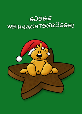 Süße Weihnachtsgrüße - schnuffelbaeren