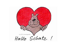 Hallo Schatz - Liebe / Herzen