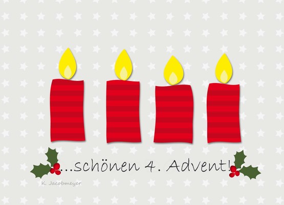 schönen 4. Advent! - jacobmeyerkerstin