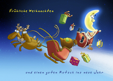 Fröhliche Weihnachten und einen guten Rutsch - Weihnachten+Neujahr