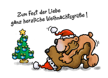 Zum Fest der Liebe ganz herzliche Weihnachtsgrüße! - Weihnachten Lustig