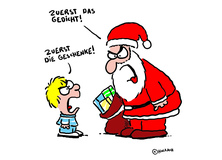 Zuerst das Gedicht - Weihnachten Lustig