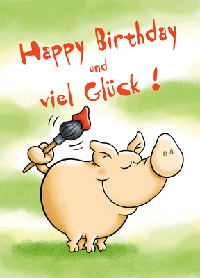 Happy Birthday und viel Glück - kahlmatthias