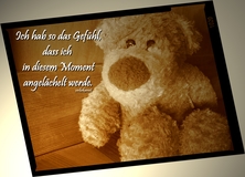 Ich hab so das Gefühl, dass ich in diesem Moment - Sprüche