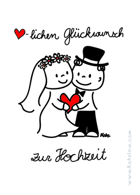 Herzlichen Glückwunsch zur Hochzeit - katelein