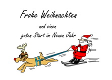 Frohe Weihnachten und einen guten Start im Neuen J - Weihnachten